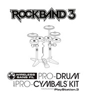 Rockband 3 PRO-DRUM Manual Del Usuario