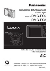 Panasonic Lumix DMC-FS3 Instrucciones De Funcionamiento