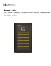 G-Technology ArmorLock SSD NVMe Manual Del Usuario