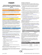 Fusion Signature Serie Instrucciones De Instalación