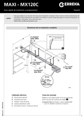 Erreka MAXI Guía Rápida De Instalación Y Programación