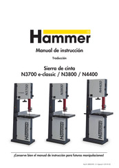 Hammer N3700 e-classic Manual De Instruccion