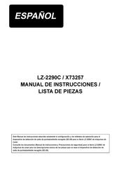 JUKI LZ-2290C X73257 Manual De Instrucciones