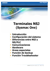 Omron Sysmac One NSJ5-SQB-G5D Serie Guía Rápida