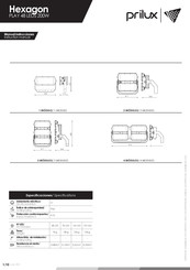 Prilux Hexagon PLAY 48 LEDS Manual De Instrucciones