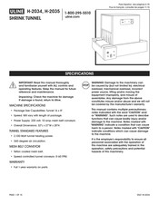 Uline H-2035 Manual Del Usuario