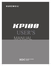 HDC Kurzweil KP100 Manual Del Usuario