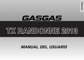 GasGas TX RANDONNE 2013 Manual Del Usuario