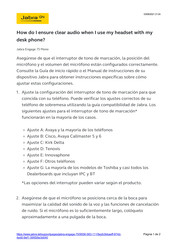 Jabra Engage 75 Mono Guía Del Usario