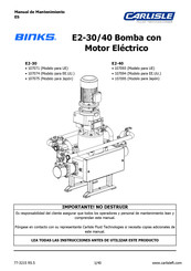 Carlisle 107074 Manual De Mantenimiento