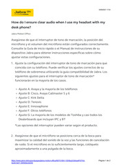 Jabra MOTION OFFICE Guía Del Usario