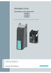 Siemens SINAMICS G120 Guía De Primeros Pasos