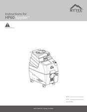 Mytee HP60 Spyder Instrucciones