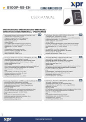 xpr B100P-RS-EH Manual Del Usuario