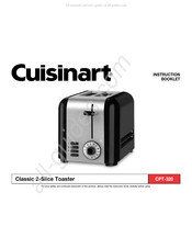 Cuisinart CPT-320 Manual De Instrucciones