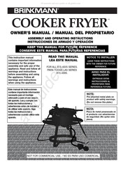 Brinkmann COOKER FRYER 815-4005 Serie Manual Del Propietário