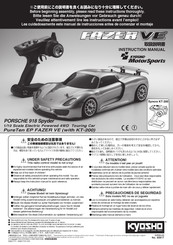 Kyosho FAZER VE Manual De Instrucciones