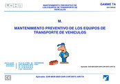 LOHR MXR Serie Mantenimiento Preventivo