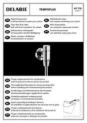 Delabie TEMPOFLUX 778759 Manual Del Usuario