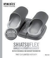 HoMedics SHIATSU FLEX Manual De Instrucciones E Información Sobre La Garantia