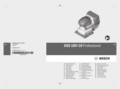 Bosch GSS 18V-10 Professional Manual Original