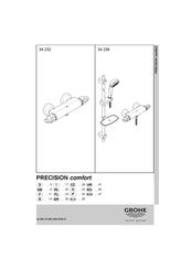 Grohe PRECISION comfort 34 232 Manual Del Usuario