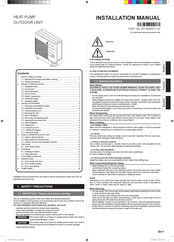 Rheem RHMV2421MNACJA Manual De Instalación