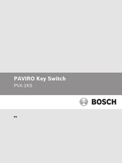 Bosch PAVIRO PVA-1KS Manual Del Usuario