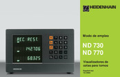 HEIDENHAIN ND 770 Modo De Empleo