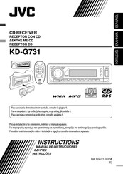 JVC KD-G731 Manual De Instrucciones