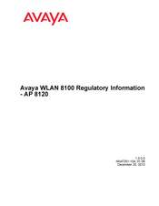 Avaya AP 8120 Información Reglamentaria