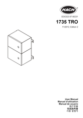 Hach 1735 TRO Manual De Usuario