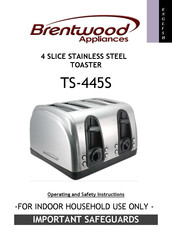 Brentwood Appliances TS-445S Instrucciones De Operación Y Seguridad