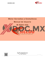 siccba M-DZH4-600 Manual De Usuario