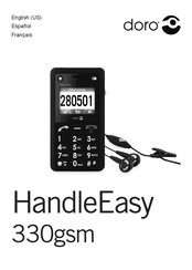 Doro HandleEasy 330gsm Manual Del Usuario