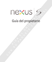 Google nexus S Guia Del Propietario