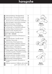 Hansgrohe Metris 31683000 Instrucciones De Montaje
