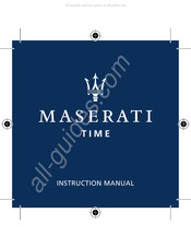 Maserati TIME Manual De Instrucciones