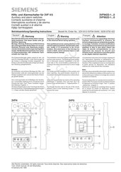 Siemens 3VF5 Instrucciones De Funcionamiento