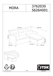 JYSK MORA 56264001 Manual De Instrucciones