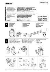 Siemens GDD2 Serie Instrucciones De Montaje