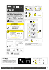 Petzl DUO Z2 Manual De Instrucciones