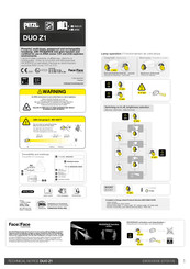 Petzl DUO Z1 Manual De Instrucciones