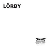 IKEA LÖRBY Manual De Instrucciones