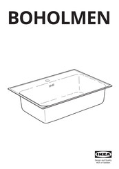Ikea BOHOLMEN Manual De Instrucciones