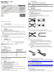 Festo NEBL­M8G4­E­­LE4 Serie Instrucciones Para El Montaje