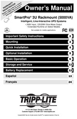 Tripp-Lite SmartPro 3U El Manual Del Propietario