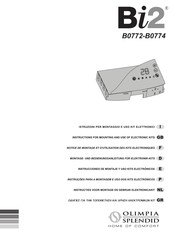 Olimpia splendid Bi2 B0774 Instrucciones De Montaje Y Uso