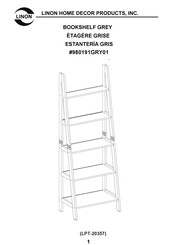 Linon 980191GRY01 Manual De Instrucciones