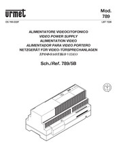 Urmet 789/5B Manual Del Usuario